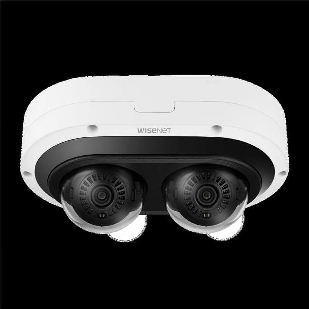 Techwin 4MP x 2 Network Vandal Outdoor 2CH IR Dome Camera