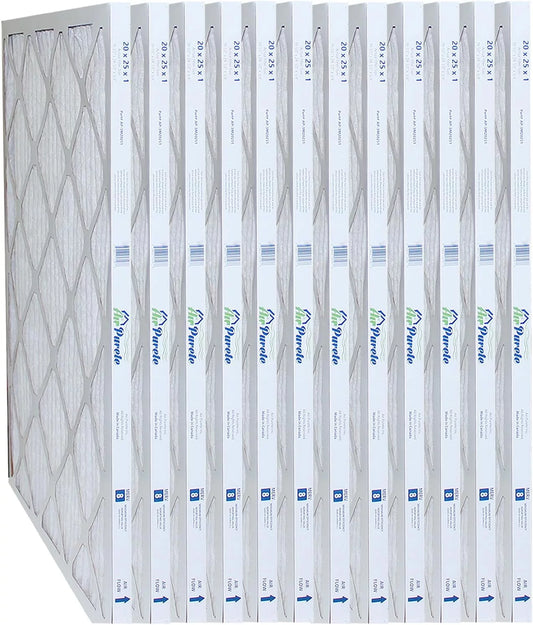 AirPurete Furnace Filters AP-3M20251 | Pack of 12 | Nominal Size: 20x25x1 |Actual Size: 19-1/2” x 24-1/2” x 3/4” | High Capacity MERV 8