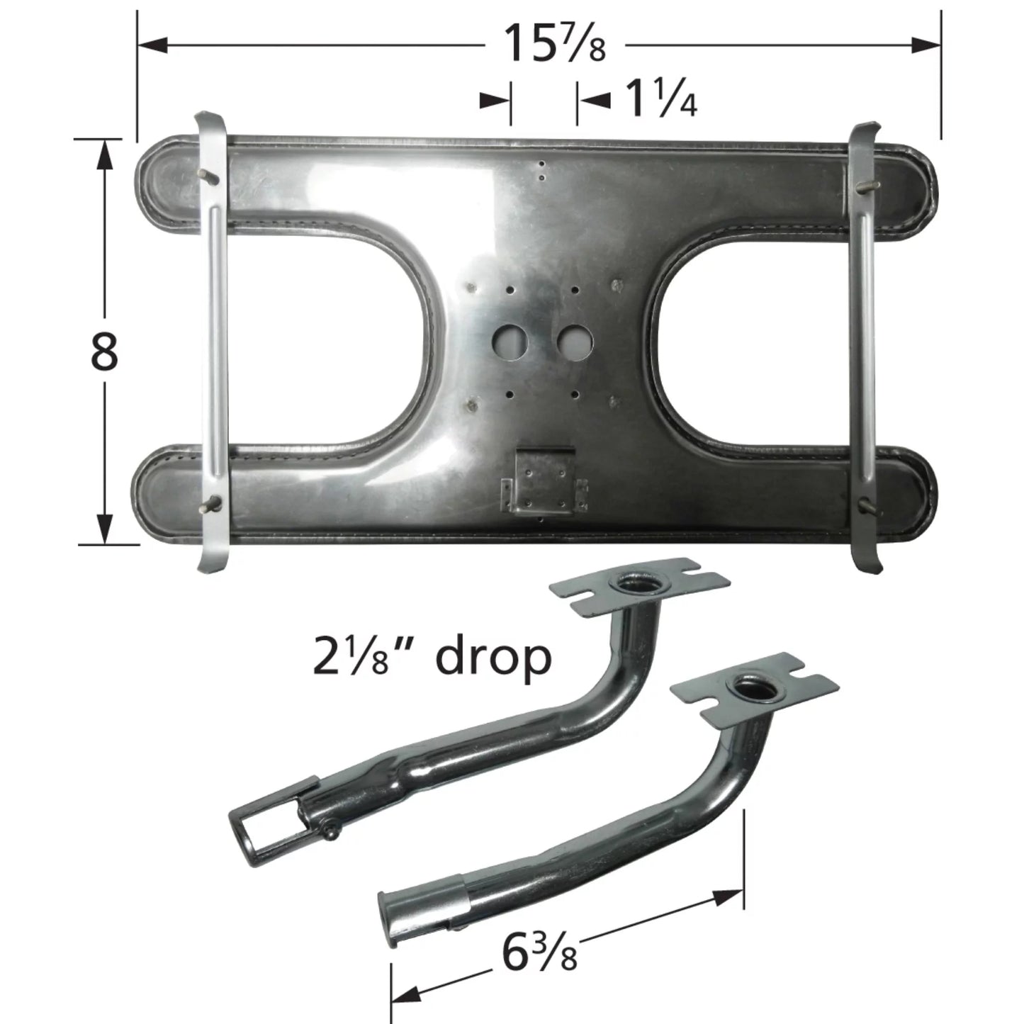 15.75" Stainless Steel Burner Charmglow Gas Grills