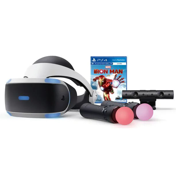 2022 Sony Holiday Bundle: PlayStation_PS5 Gaming Console (Digital Version) with God of War (GOW) Ragnarök + PlayStation_VR Marvel’s Iron Man VR_Bundle