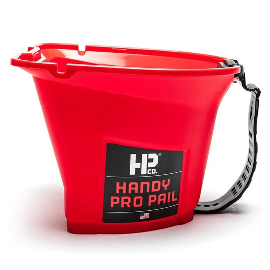 1 Pc, Handy Pro Red 1/2 Gal Paint Pail