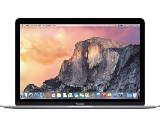 Used Apple A Grade Macbook 12-inch (Retina, Silver) 1.3GHz Core m7 (Early 2016) MLHC2LL/A-BTO 512 GB SSD 8 GB Memory 2304x1440 Display Mac OS X v10.12 Sierra Power Adapter Included