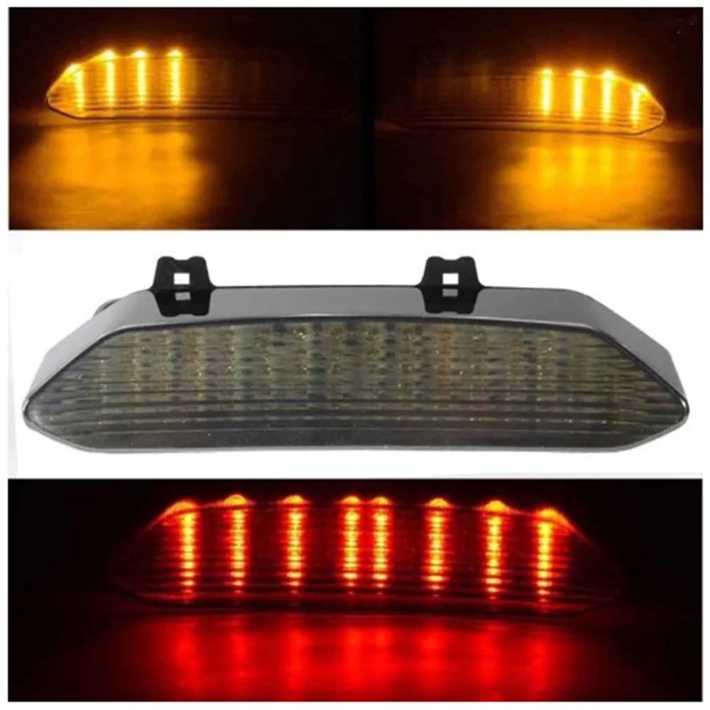 12V LED Taillight, Smoke Lens, ABS plastic, YAMAHA YZF R1 2002-2003(18 x 3.5 x 4cm)