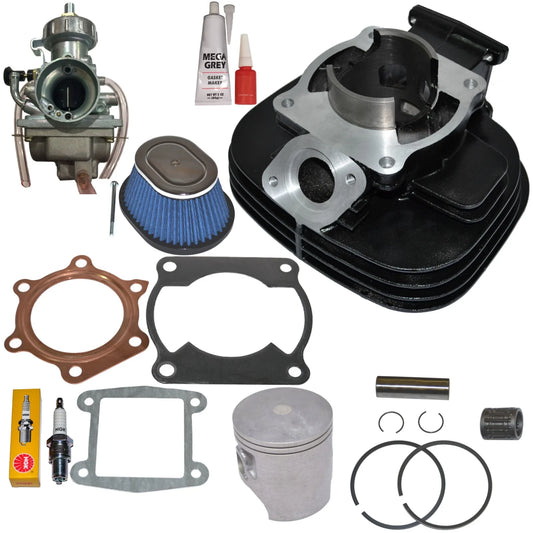 Top Notch Parts Yamaha Blaster 200 YFS200 Cylinder Carburetor Air Filter Cleaner Top End Kit Set