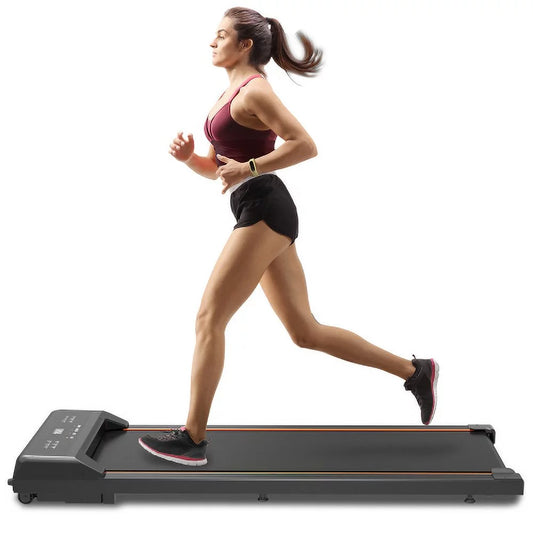 Walking Pad Under Desk Treadmill, LED Display and Remote Control Portable Treadmill Home and Office, 2.5HP 265LBS