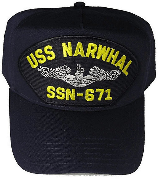 USS NARWHAL SSN-671 HAT CAP USN NAVY SUBMARINE SUB STURGEON CLASS