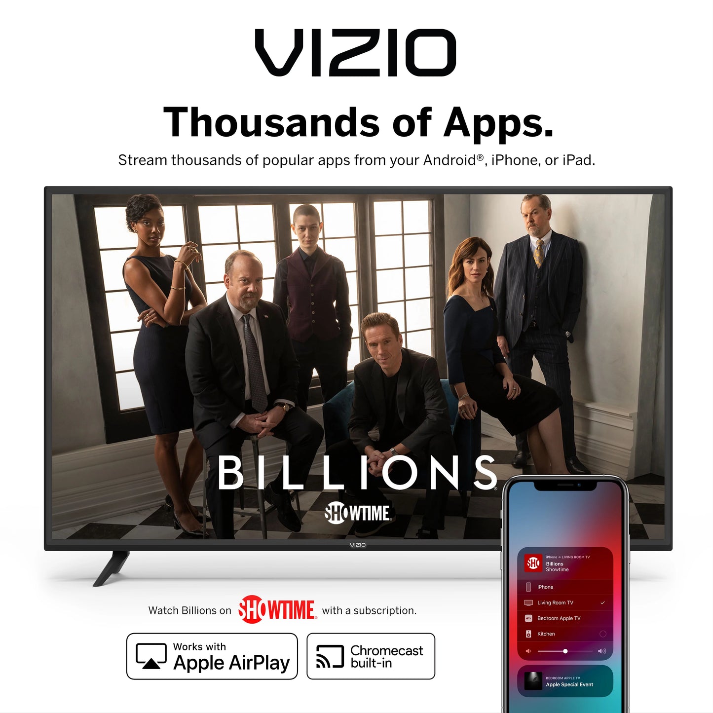 VIZIO 55" Class 4K UHD Quantum Smartcast Smart TV HDR M-Series M55Q8-H1