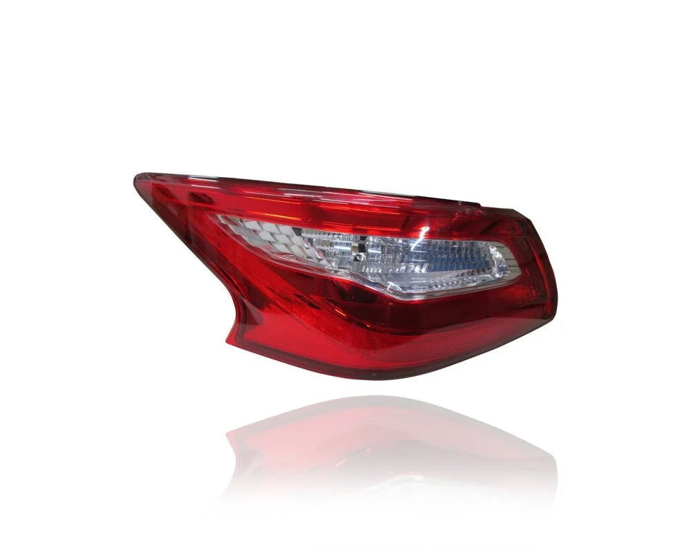 Tail Light Assembly - /Replacement '18-18 Nissan Altima Sedan S/SV/SL - Outer On Body, Standard Red Lens - Pair, Left Driver + Right Passenger Set - 265509HU0A, 265559HU0A CAPA