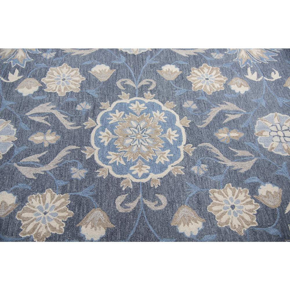 Alora Decor Cascade 10' x 13' Floral Dk Gray/Blue Gray/Tan/Coco/Gray Area Rug