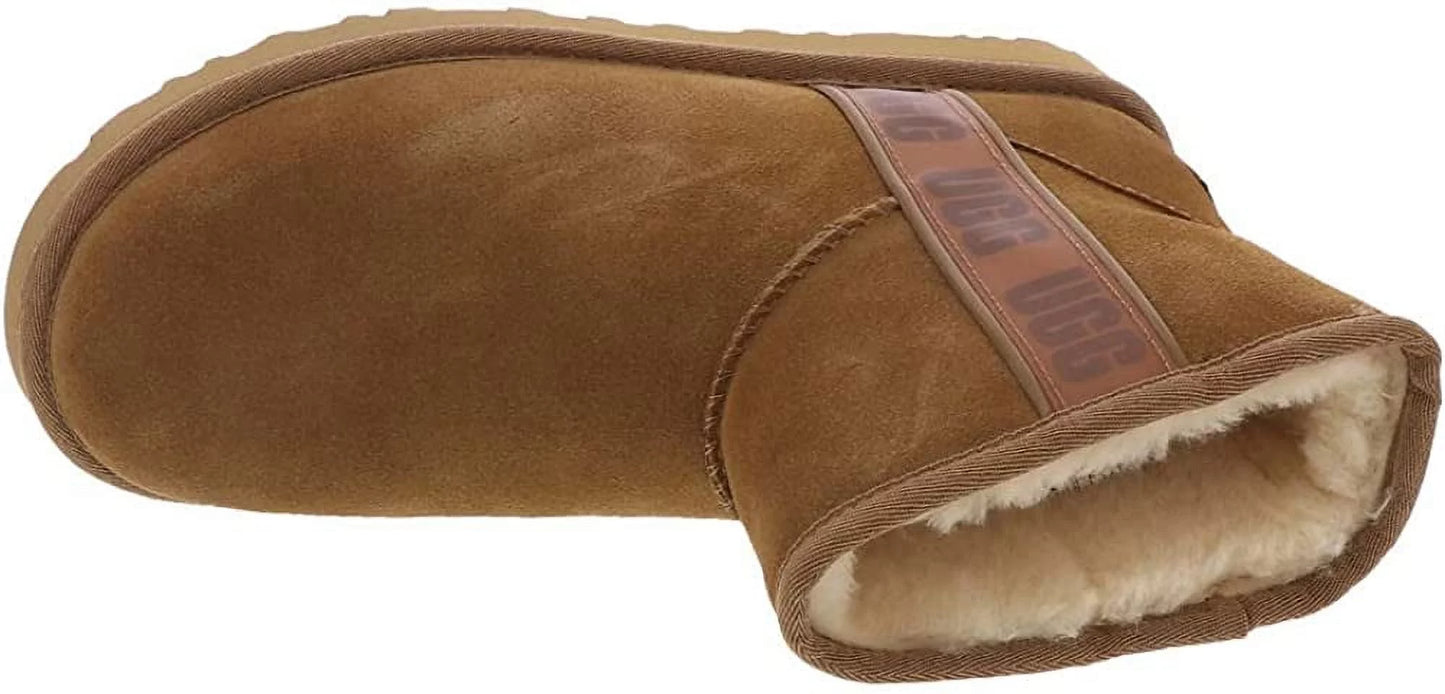 UGG Women's Classic Mini Side Logo Ii Boots CHESTNUT