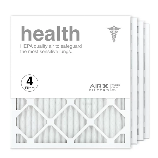 AIRx Filters 18x20x1 Air Filter MERV 13 Pleated HVAC AC Furnace Air Filter, Health 4-Pack Made in the USA