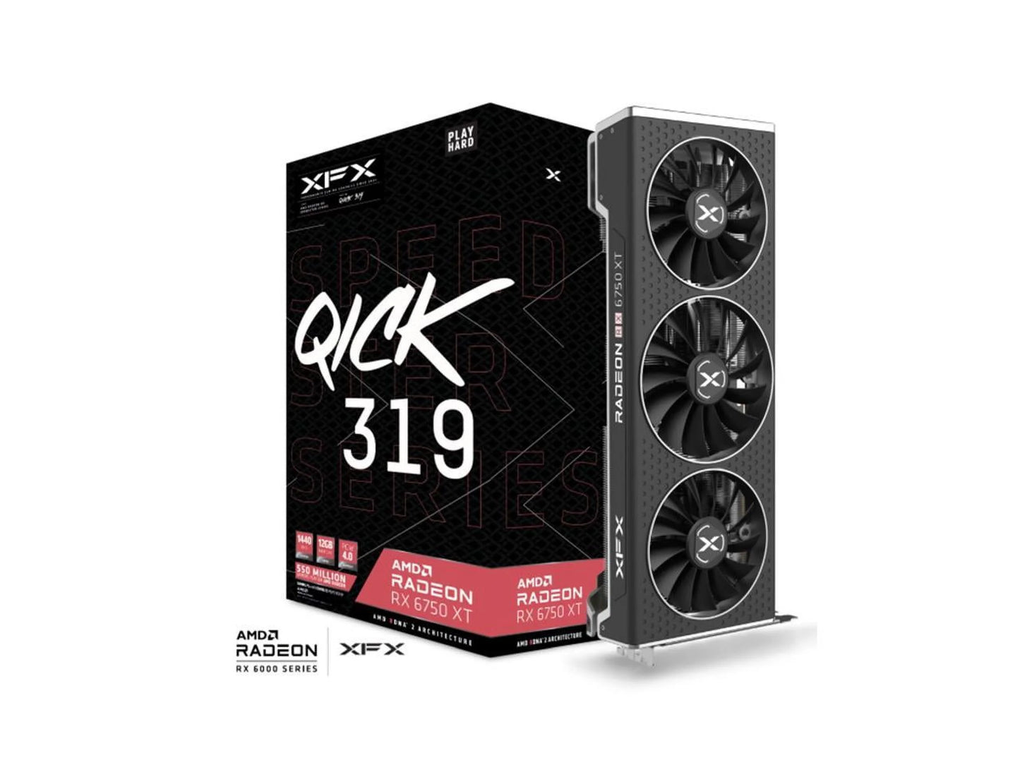 XFX SPEEDSTER QICK319 RADEON RX 6750 XT CORE Gaming Graphics Card