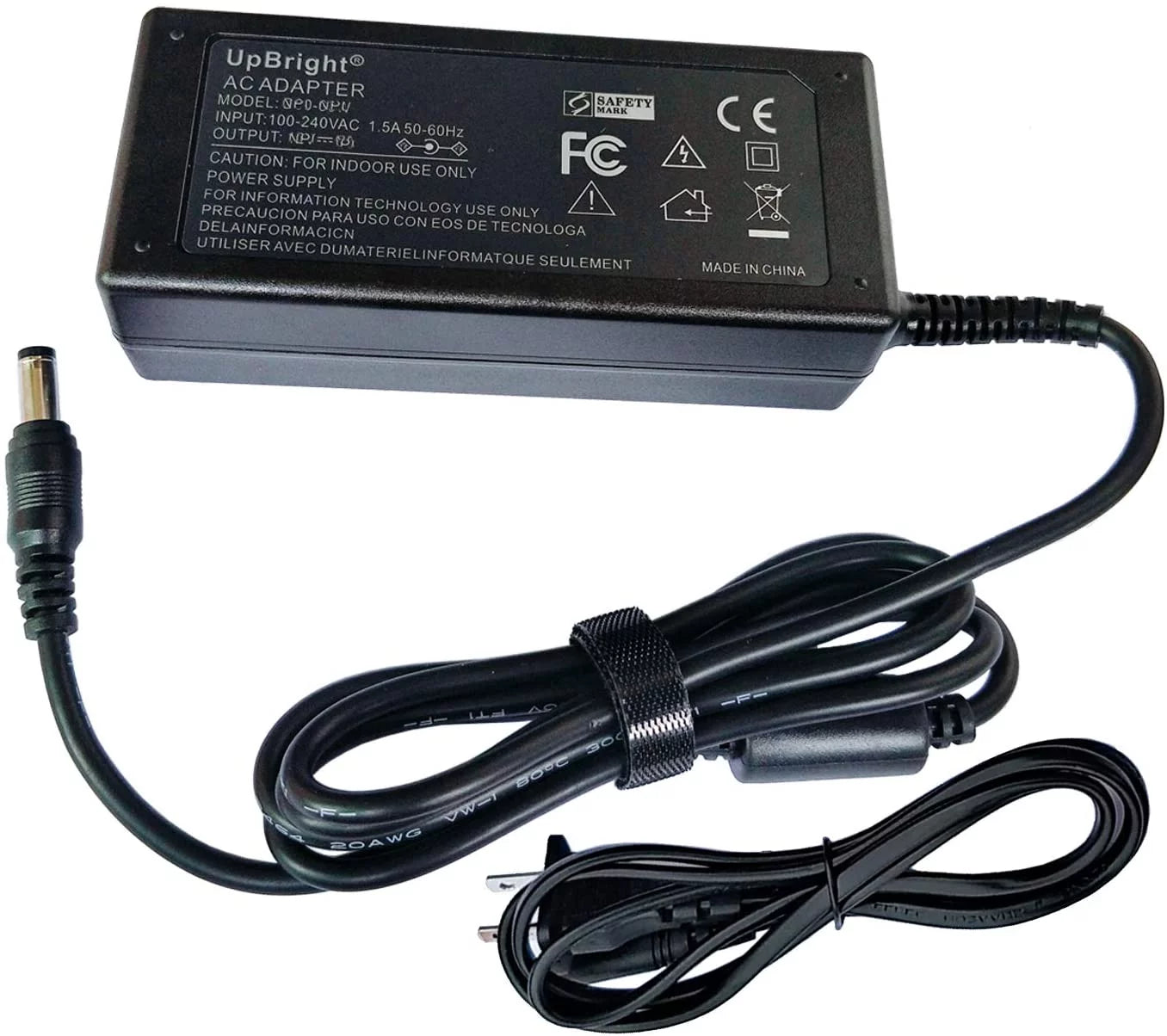 UPBRIGHT NEW Global AC / DC Adapter For Toshiba Satellite Click 2 Pro P30W-B-10E PSDP2E-00N006IT 13.3" Notebook Laptop PC P30WB-10E PSDP2E00N006IT Power Supply Cord Cable PS Battery Charger Input: 100