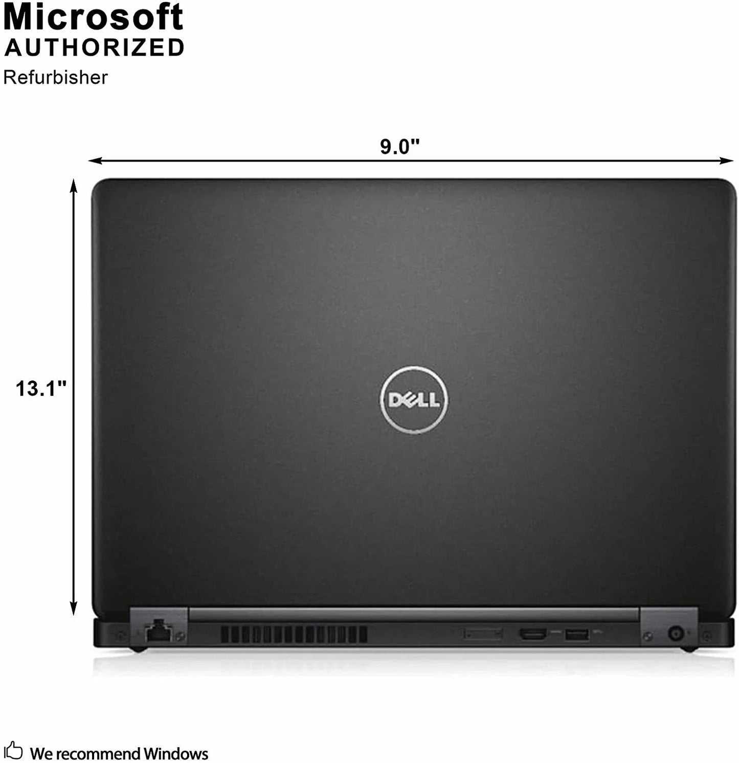 USED Dell Latitude 5480 Business Laptop, 14.0'' HD (1366 x 768) Non-Touch, Intel 6th Gen Core i5-6300U, 16GB RAM, 256GB SSD, Intel HD 520 Graphics, Windows 10 Pro