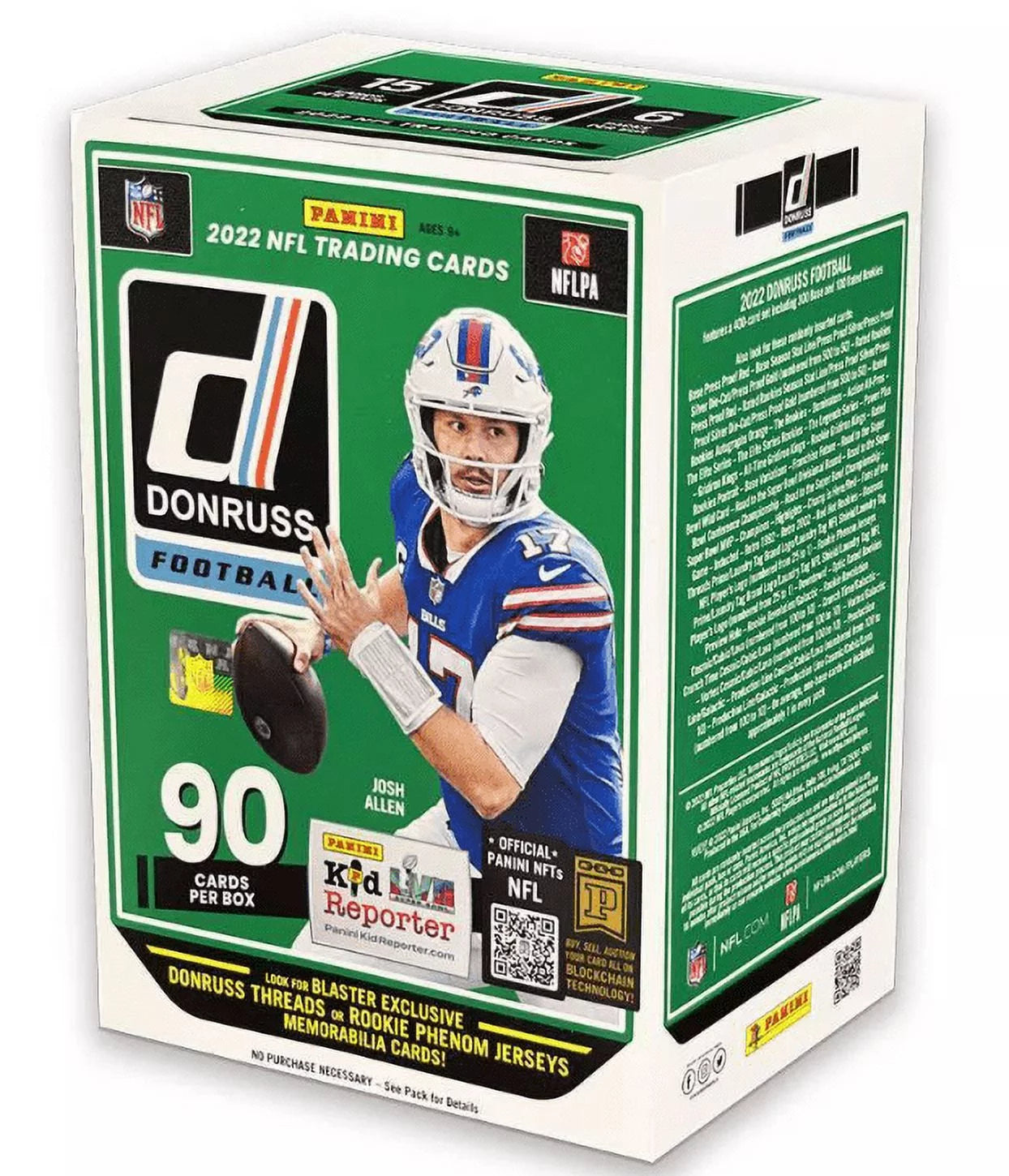 2022 Panini NFL Donruss Football Trading Card Blaster Box