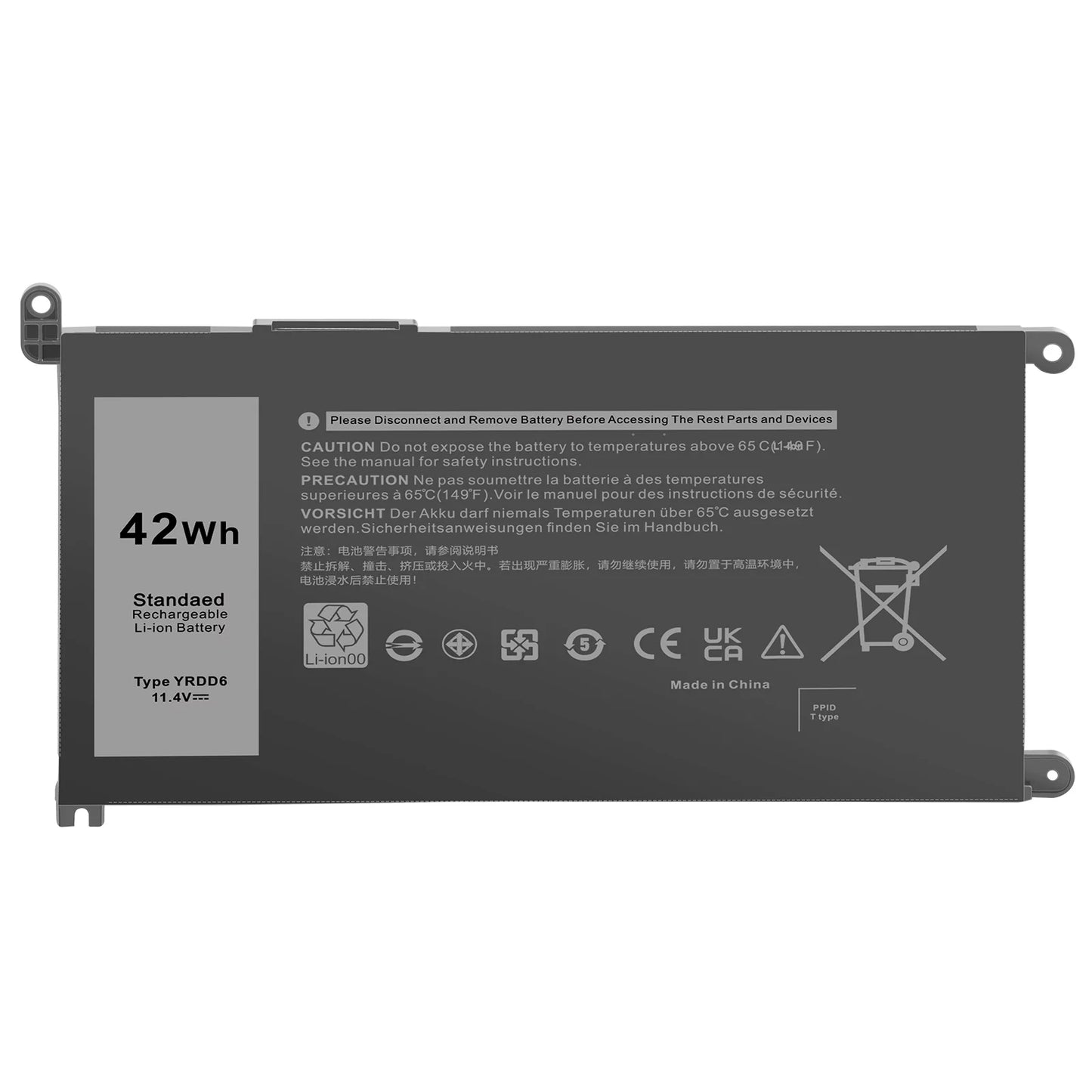 YRDD6 Battery Dell Inspiron 3582 3593 3793 5493 5584 5593 5480 5590 5594 NEW