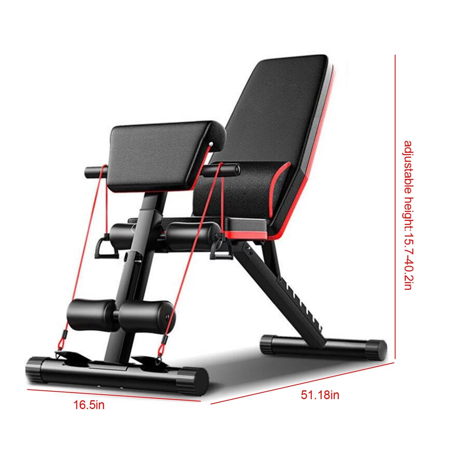 160kg / 352.7lb Multifunctional Workout Adjustable Weight Bench Home Gym