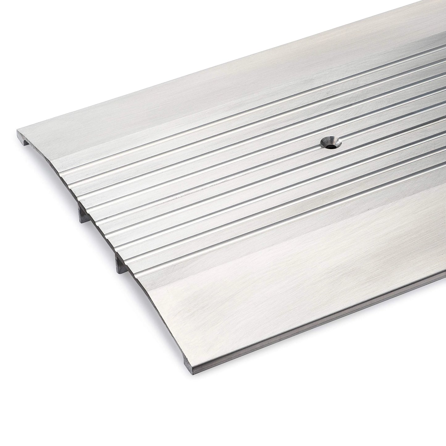 4 FT - 8" Wide x 1/2" High Heavy Duty Corrugated Aluminum Threshold