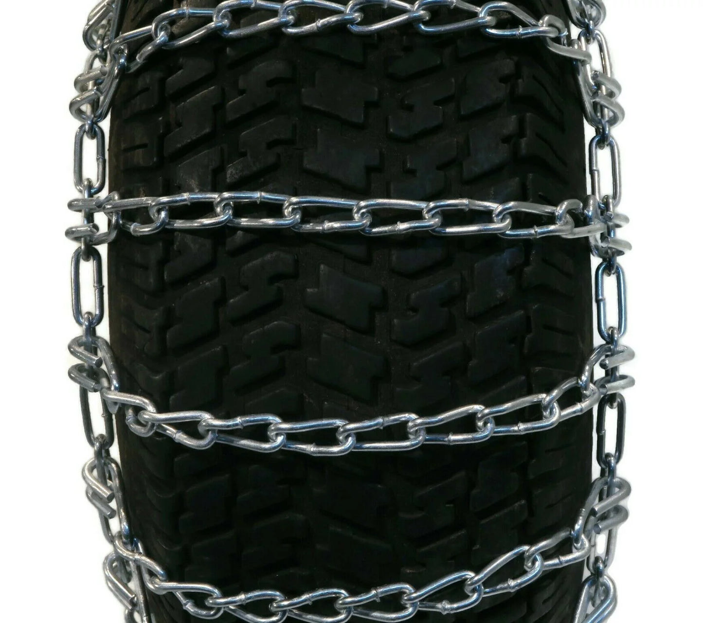 The ROP Shop | Pair 2 Link Tire Chains 19x9.5x8 For Many Kawasaki Mule Teryx UTV Vehicle