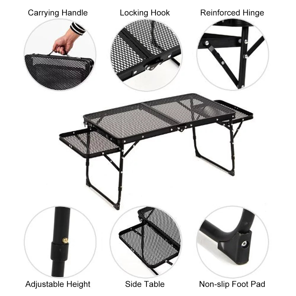 Andoer Folding Table, Picnic Station TablePicnic Station Table Portable