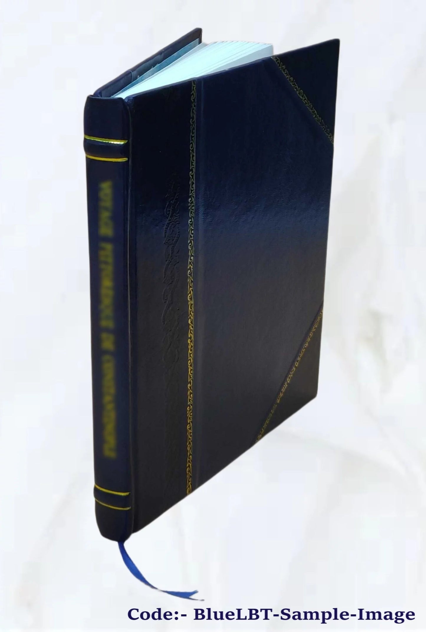 The voyage of life : suggested by Cole's celebrated allegorical paintings / By J.B. Waterbury ... 1852 [Leather Bound]