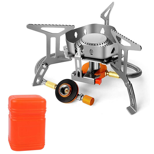 3500W Portable Mini Camping Stove Butane Propane Burner Camping Hiking