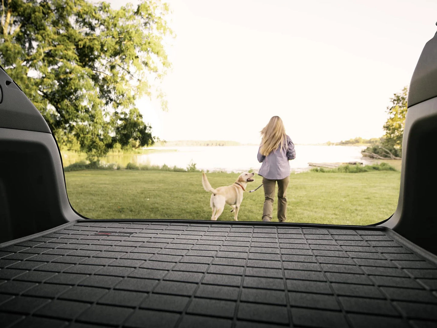 Tech Cargo Trunk Liner Fitting with Ford Escape, Escape Hybrid, Escape Plug-In Hybrid - Behind 2nd Row Seating Tan