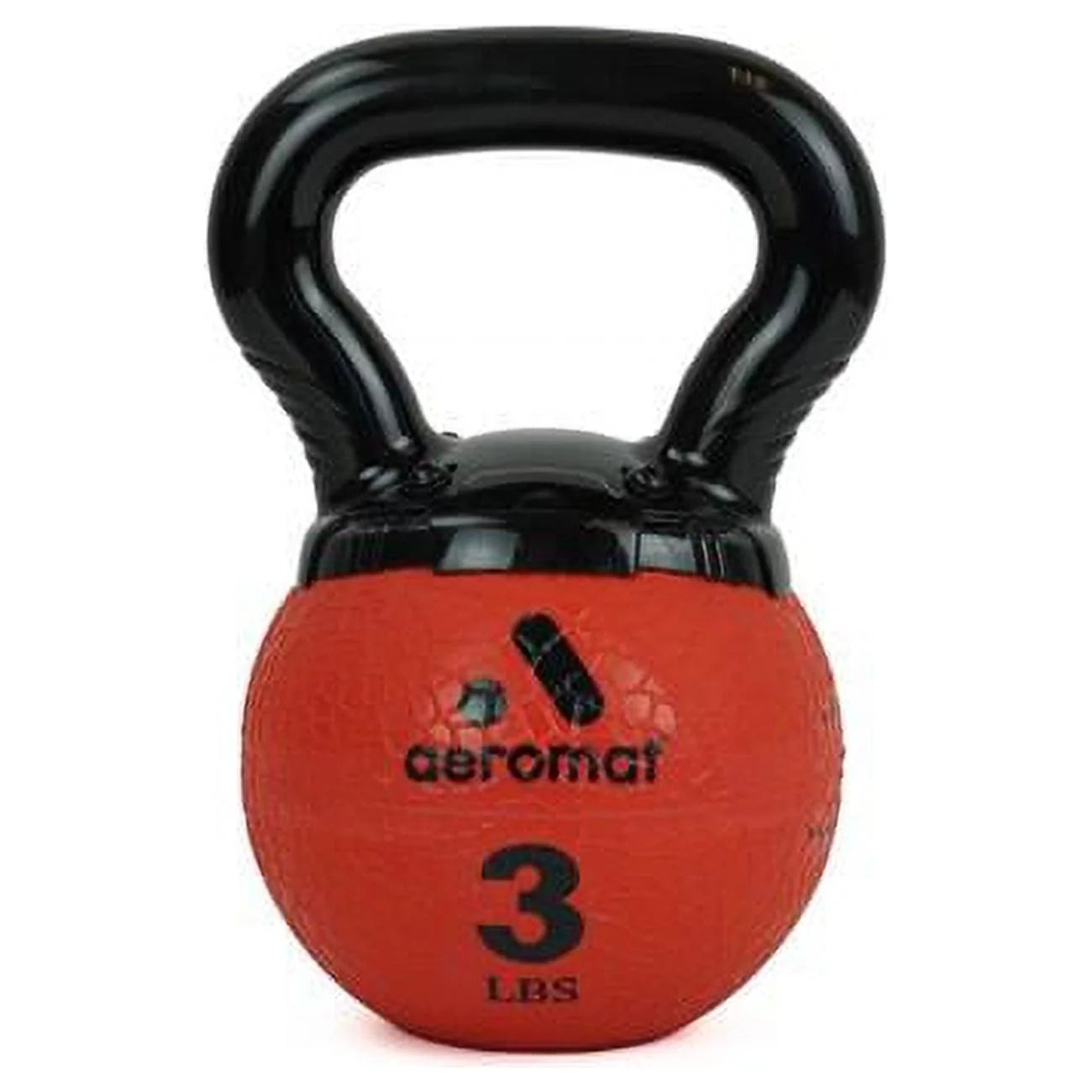 AGM Group 3 lbs 2021 Aeromat Elite Mini Kettlebell Medicine Ball, Red - New Handle