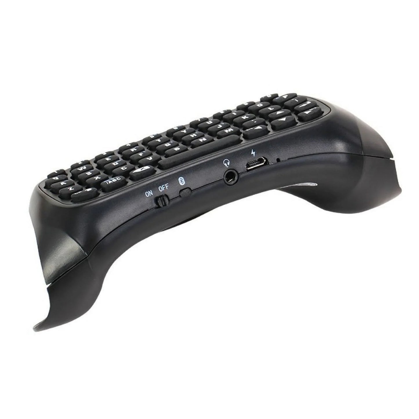 Wireless Mini Bluetooth Keyboard - Keypad Gamepad Joystick Text Messager Chatpad Adapter with Gaming Controller Black