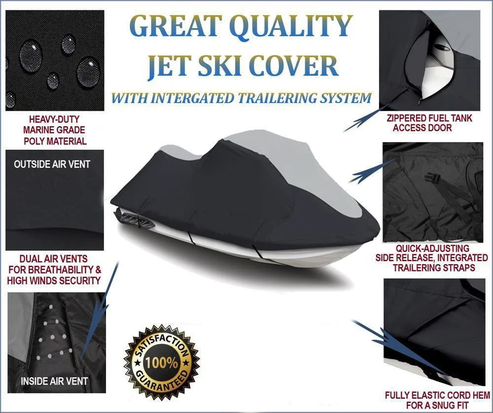 SUPER HEAVY-DUTY PWC JetSki Protection Polaris SLXH 1997 1998 Trailerable Jet Ski Protection PWC Craft Shield 1-2 Seater