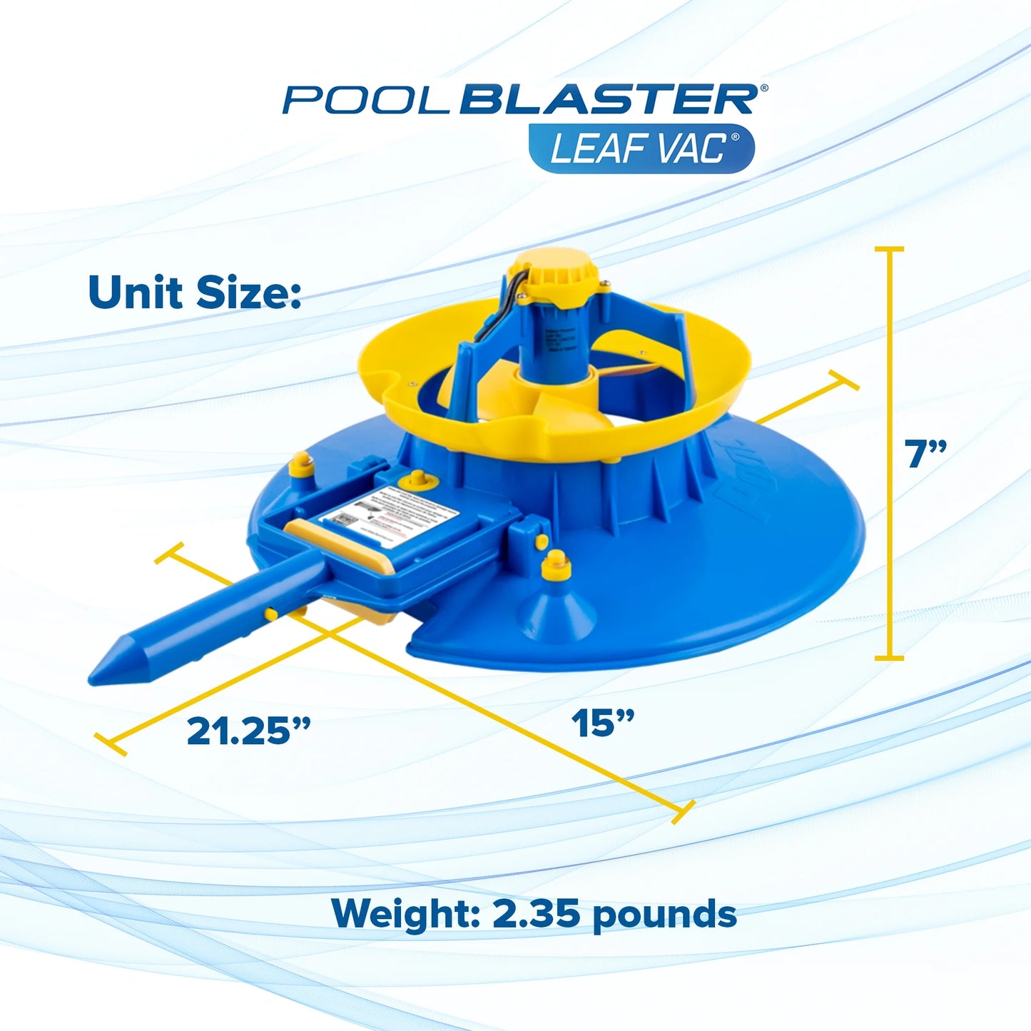 Water Tech WTB11A0000 Leaf Eater Vacuum Battery Operated