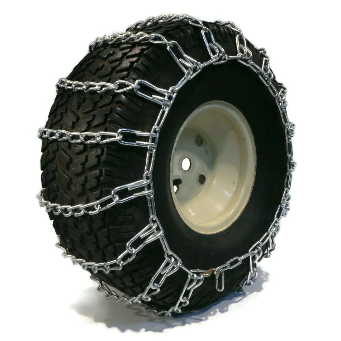 The ROP Shop | Pair 2 Link Tire Chains 19x9.5x8 For Many Kawasaki Mule Teryx UTV Vehicle