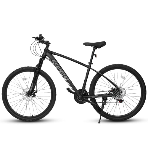 27 inch Mountain Bike 21 Speeds, Suspension Fork, Aluminum Frame Disc-Brake Men Women Mens MTB Bicycle Adlut Bike