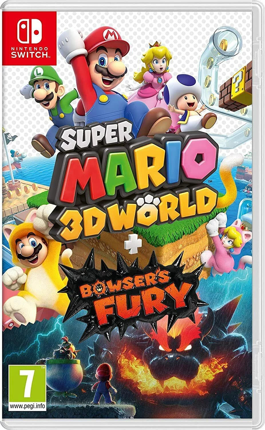 Super Mario 3d World and Bowsers Furry Nintendo Switch Brand New Fcatory Sealed