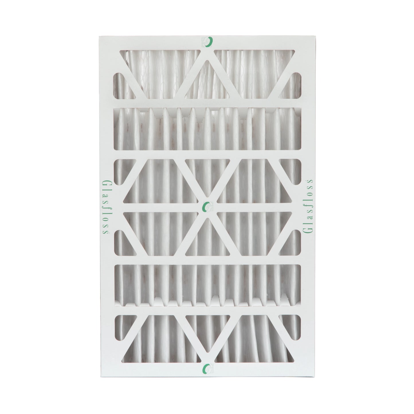 16x25x4 MERV 10 Pleated AC Furnace Air Filters by Glasfloss Industries. ( 3 Pack ) Exact Size: 15-1/2 x 24-1/2 x 3-3/4