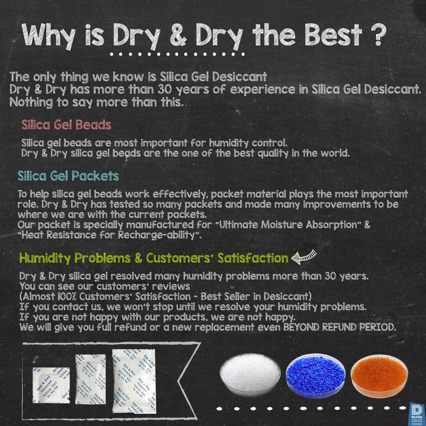 2 Gram [600 Packs] "Dry & Dry" Premium Silica Gel Packets Desiccant Dehumidifiers - Rechargeable Paper (FDA Compliant)