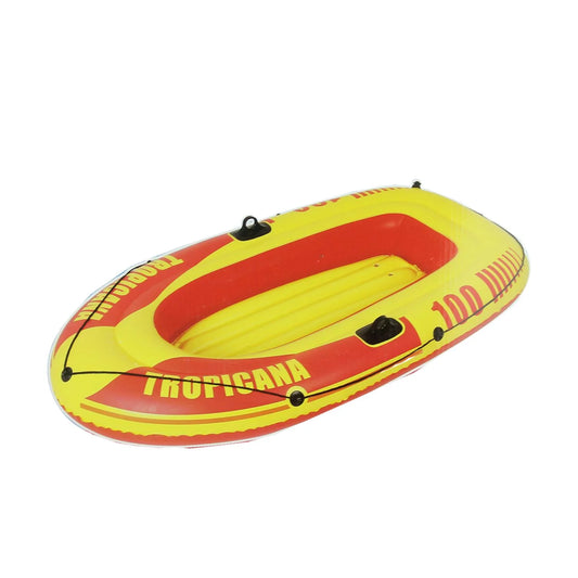 72" Red and Yellow "Tropicana 100" Inflatable Single Person Vessel