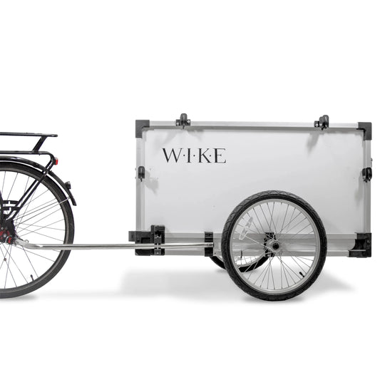 Wike Aluminum Landscaping Utility Cargo Bike Trailer