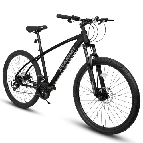 27 inch Mountain Bike 21 Speeds, Suspension Fork, Aluminum Frame Disc-Brake Men Women Mens MTB Bicycle Adlut Bike