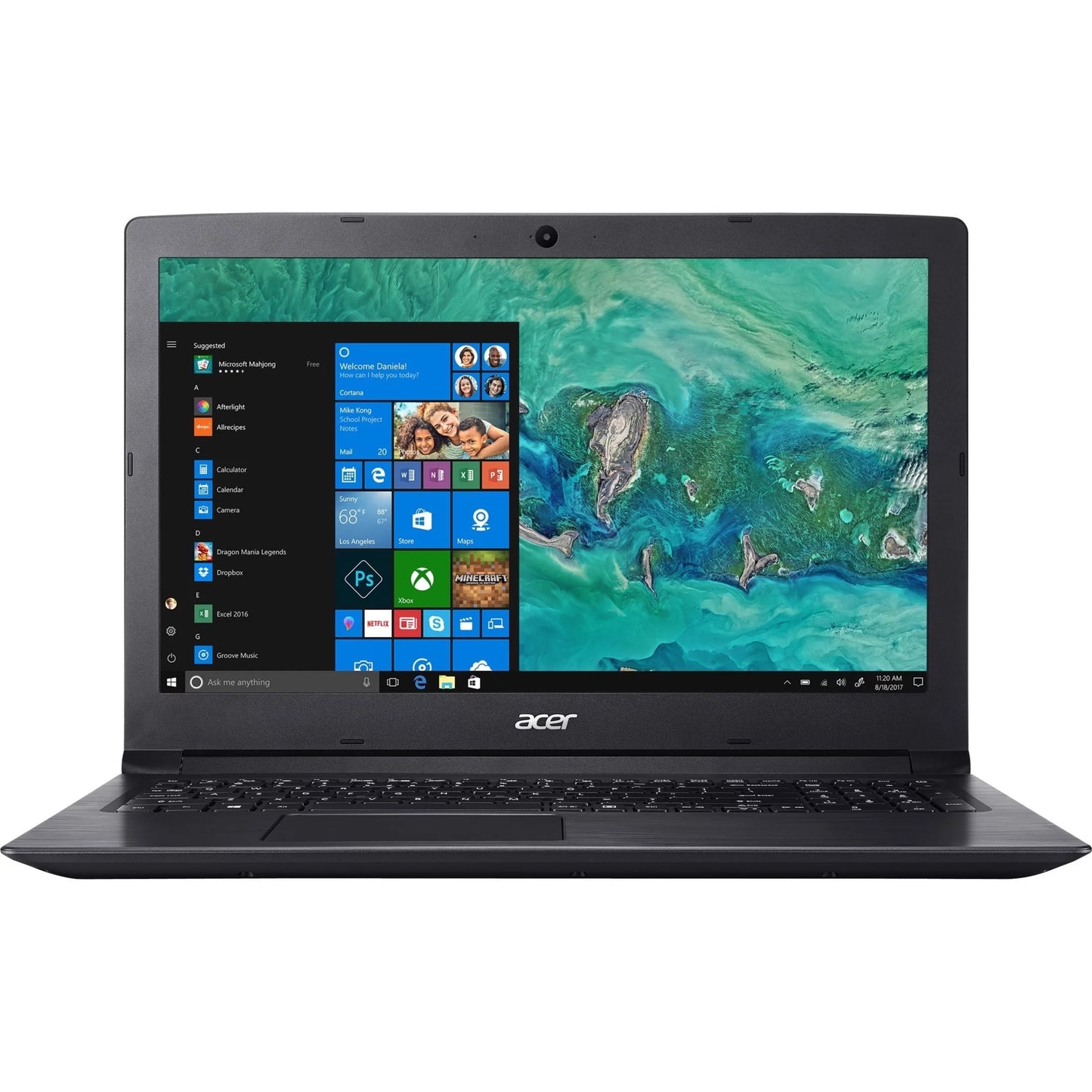 Acer Aspire 3 - A315-53-35ZY 15.6 inch Notebook - Core i3 i3-8130U - 4 GB RAM - 16 GB Memory - 1 TB HDD - Roc Red