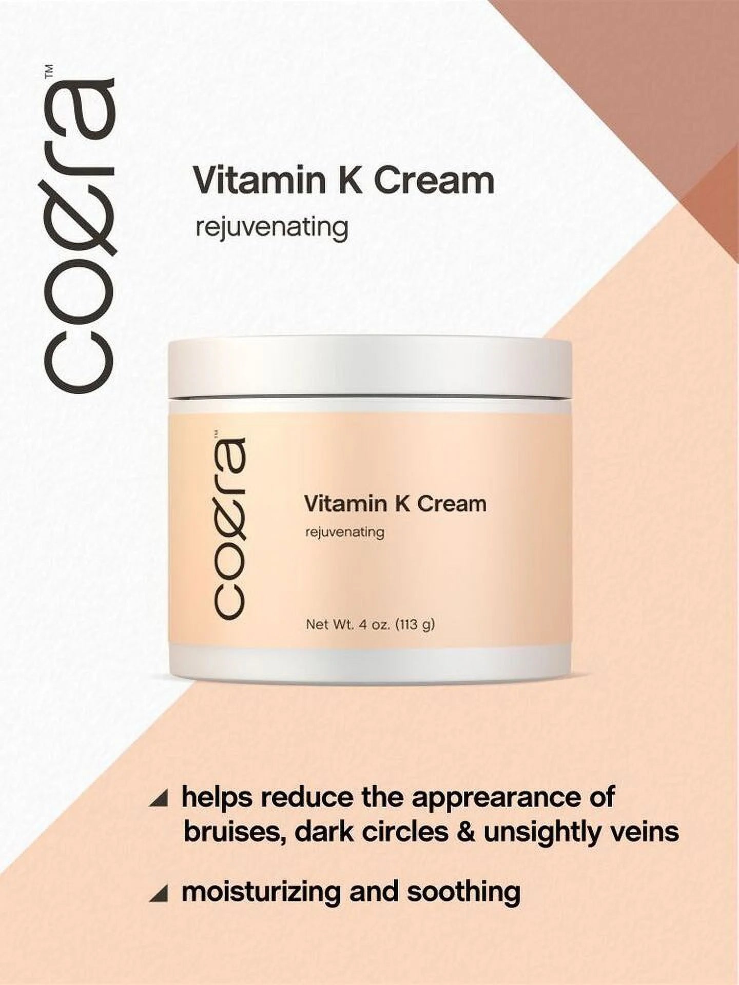 Vitamin K Cream | 4 oz | Premium Formula Bruises - 4 oz