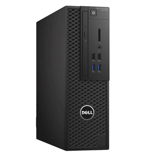 Used Dell Precision Tower 3420 Workstation i7-6700 4C 3.4Ghz 32GB 250GB NVMe K620 Win 10