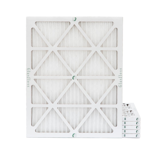 6 Pack of 18x20x1 MERV 10 Pleated Air Filters AC & Furnace. Actual Size: 17-1/2 x 19-1/2 x 7/8