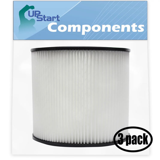 3-Pack Replacement Shop-Vac 975-63-11 Vacuum Cartridge Filter - with Shop-Vac 90304 Cartridge Filter