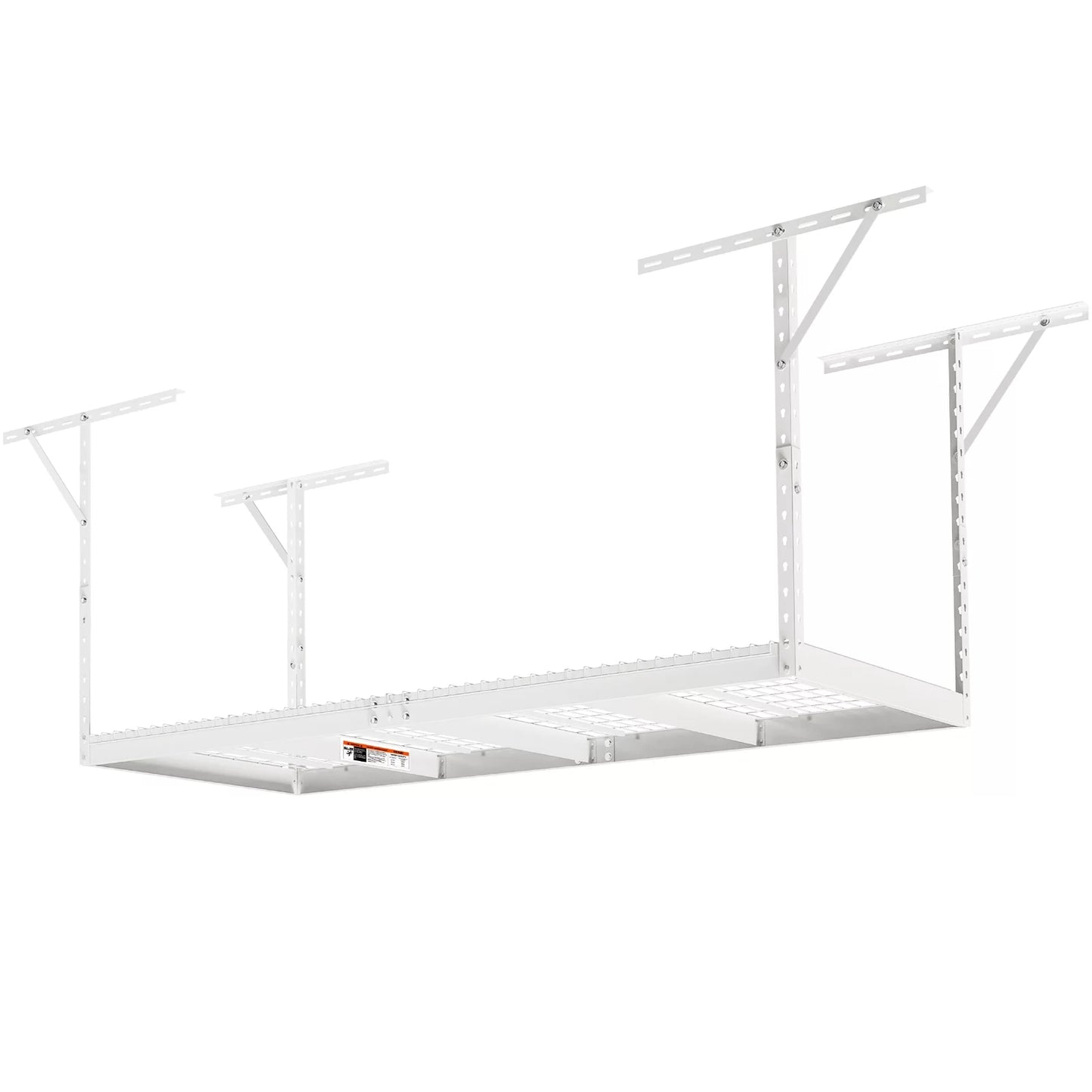 VEVOR Overhead Adjustable Garage Storage Rack 36x96in Ceiling Rack 600lbs White