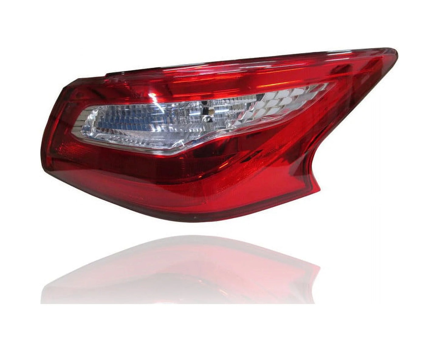 Tail Light Assembly - /Replacement '18-18 Nissan Altima Sedan S/SV/SL - Outer On Body, Standard Red Lens - Pair, Left Driver + Right Passenger Set - 265509HU0A, 265559HU0A CAPA