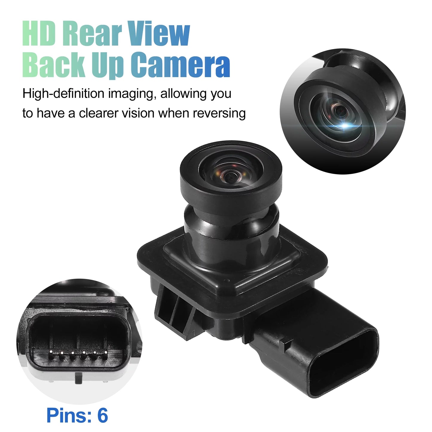 Unique Bargains Car Rear View Camera Back Up Camera Rear Park Assist Reverse Camera Ford Transit-150 Transit-250