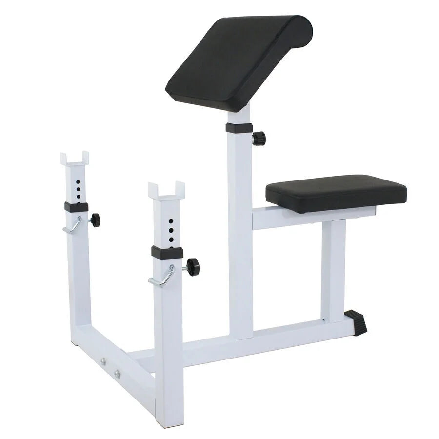 Adjustable Arm Curl Weight Bench Muscle Strength Training