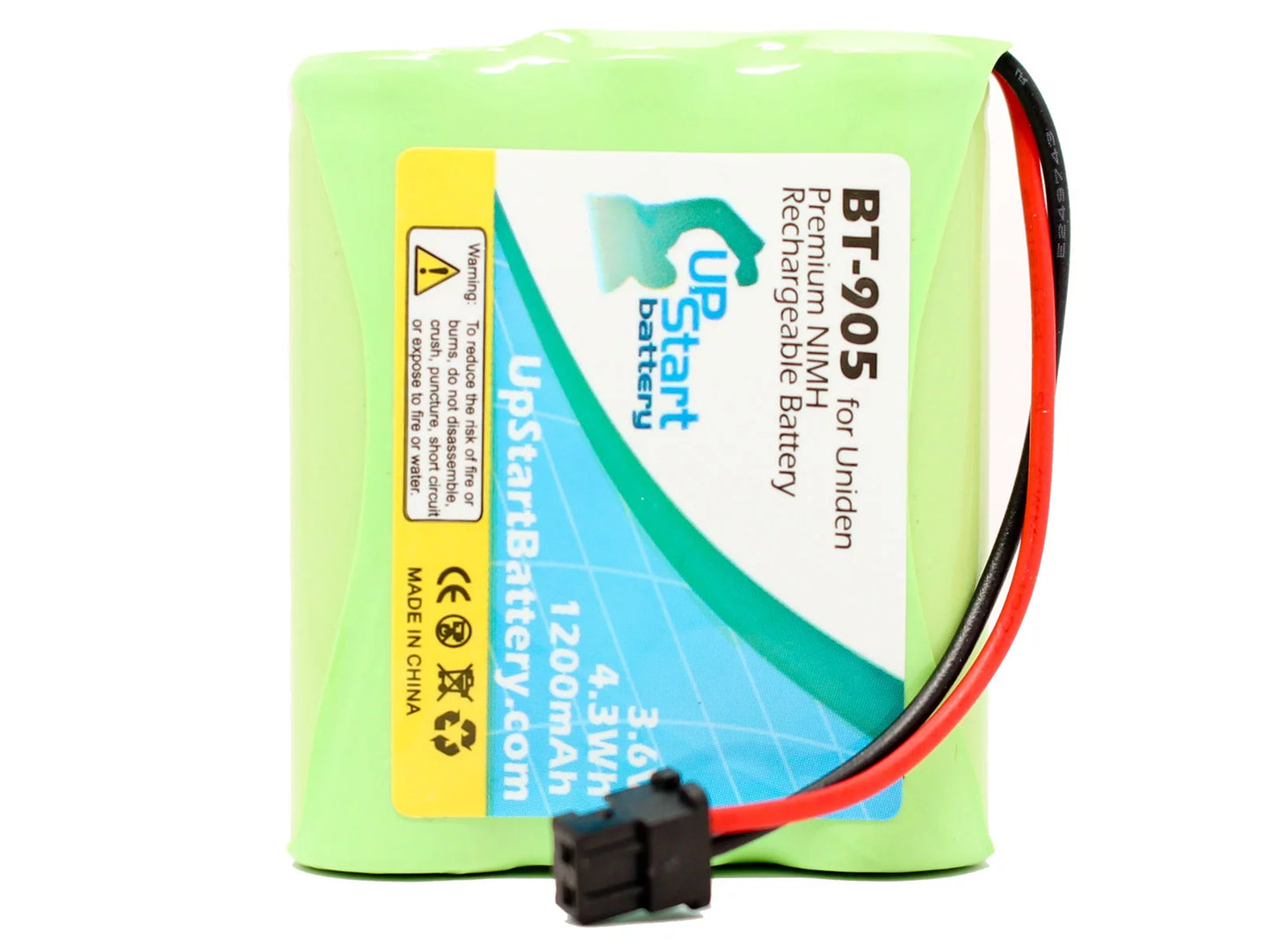 3x Pack - UpStart Battery Energizer P3702 Battery - Replacement Energizer Cordless Phone Battery (1200mAh, 3.6V, NI-MH)