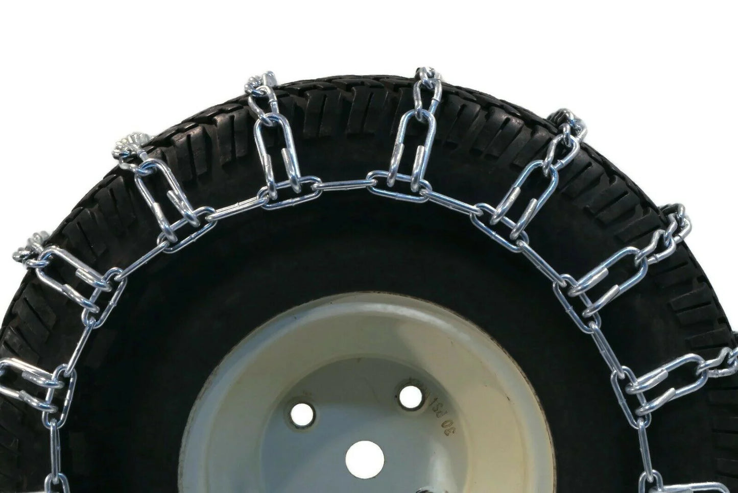 The ROP Shop | Pair 2 Link Tire Chains 19x9.5x8 For Many Kawasaki Mule Teryx UTV Vehicle